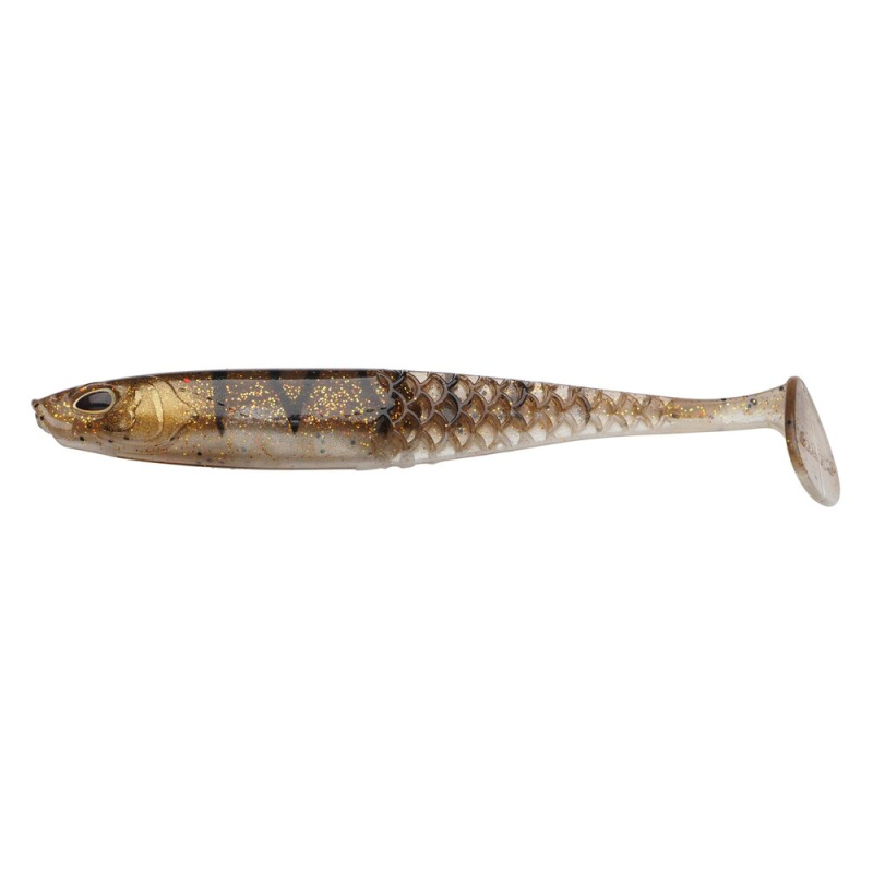 Berkley gumová nástraha cullshad slim brown perch - 10 cm 5 g 6 ks