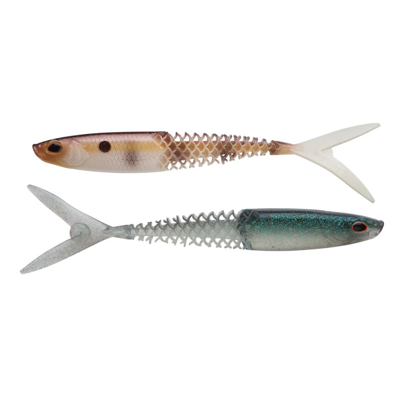 Berkley sada gumových nástrah powerbait cullminnow clear water mix - 23 cm 34 g 2 ks