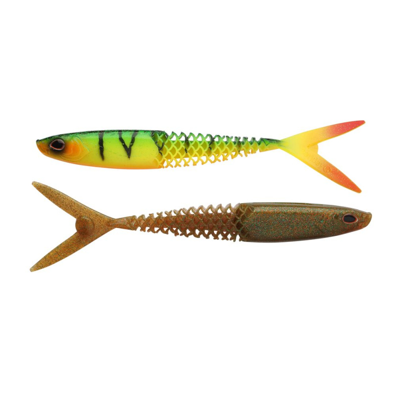 Berkley sada gumových nástrah powerbait cullminnow dark water mix - 23 cm 34 g 2 ks