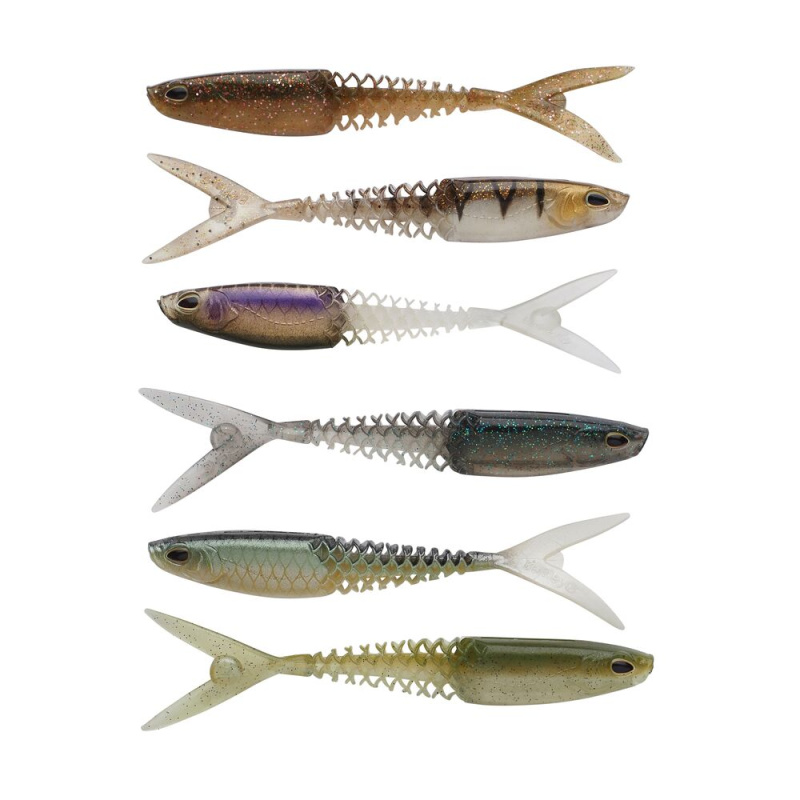 Berkley sada gumových nástrah powerbait cullminnow clear water mix - 10 cm 4,5 g 6 ks
