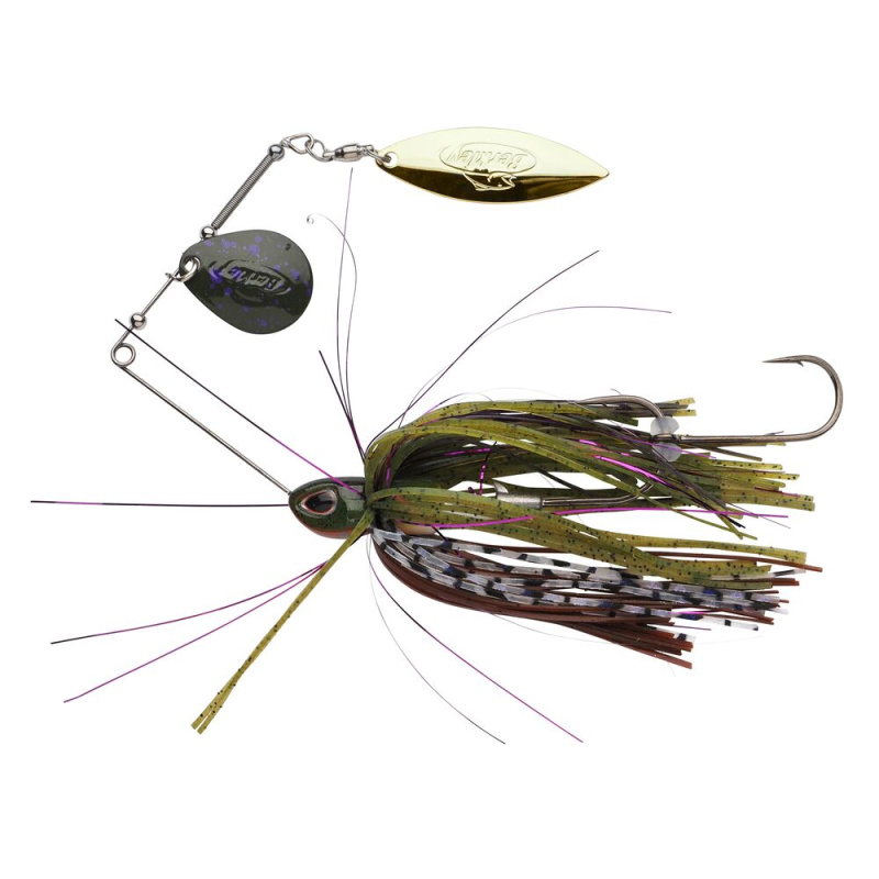 Berkley spinnerbait powerbait powerblade spinnerbait compact green pumpkin - 11 cm 14 g