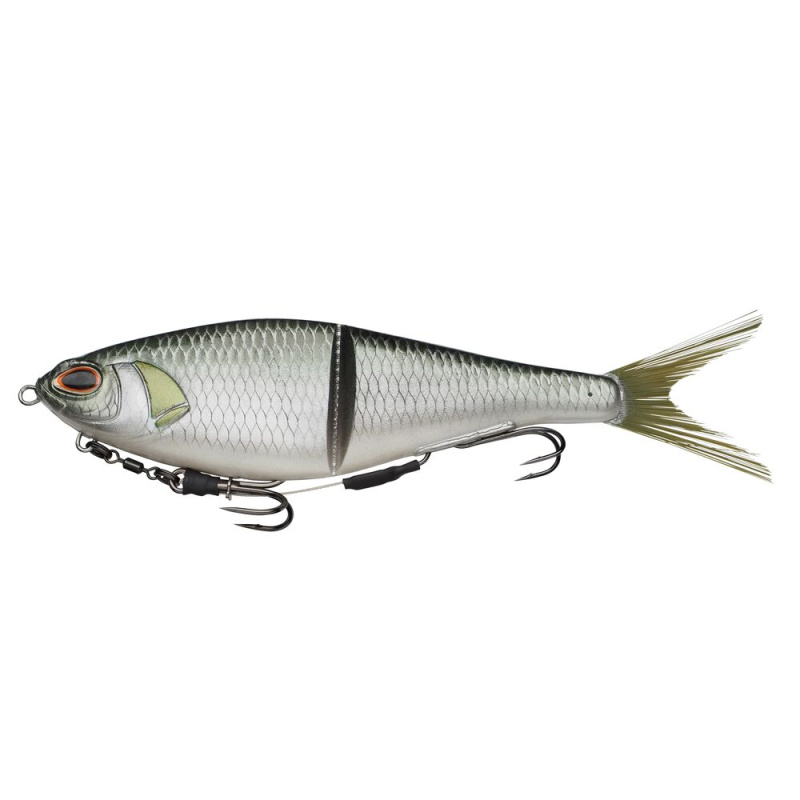 Berkley gumová nástraha powerbait chop block olive shad - 20 cm 62 g