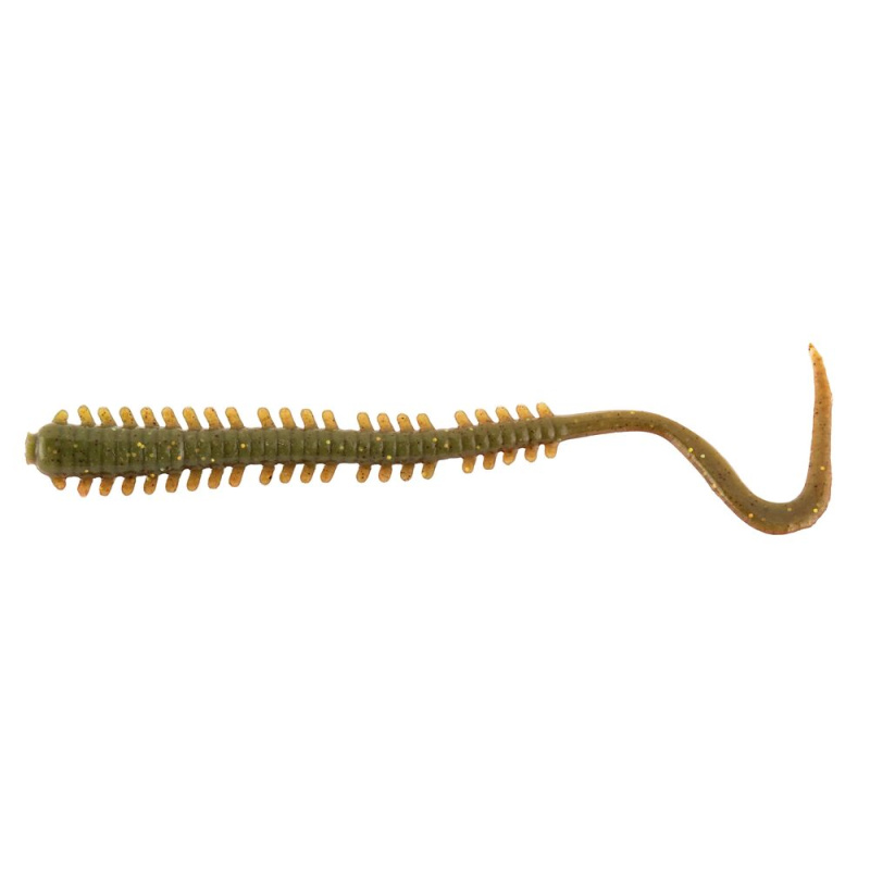 Berkley gumová nástraha gulp! saltwater isome curly 10 cm 10 ks - camo