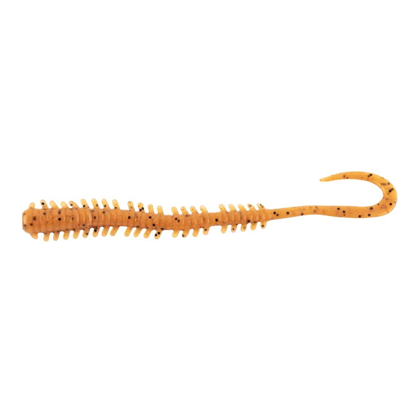 Berkley gumová nástraha gulp! saltwater isome curly 10 cm 10 ks - pumpkinseed
