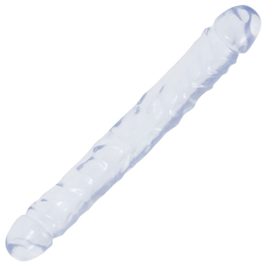 Doc Johnson Jr. Double Dong - Double Dildo - 12 / 30 cm, transparent