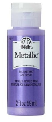 FolkArt Metallic Acrylic paint - 59 ml různé barvy Metallic color: AMETHYST Folkart