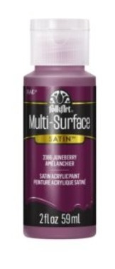 FolkArt Multi-Surface Acrylic Paint - 59 ml různé barvy Multi surface: JUNEBERRY Folkart