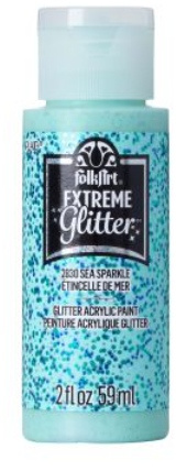 FolkArt Extreme Glitter 58 ml Barva: SEA SPARKLE Folkart