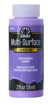 FolkArt Multi-Surface Acrylic Paint - 59 ml různé barvy Multi surface: LAVENDER Folkart