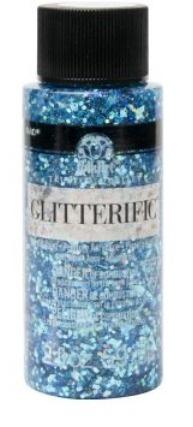 FolkArt Glitterific Acrylic Paint - Třpytivá akrylová barva 59 ml Glitterific: Aqua Folkart