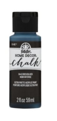 FolkArt Home Decor Chalk a wax - 58 ml různé barvy Folkart Chalk: RICH BLACK Folkart