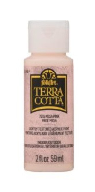 FolkArt Terra Cotta Acrylic Paint - 58 ml Folkart terr: MESA PINK TERRA COTTA Folkart