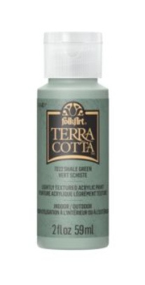 FolkArt Terra Cotta Acrylic Paint - 58 ml Folkart terr: SHALE GREEN TERRA COTTA Folkart