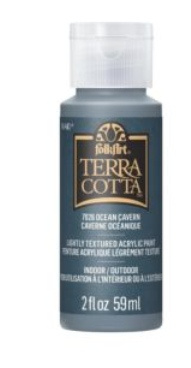 FolkArt Terra Cotta Acrylic Paint - 58 ml Folkart terr: OCEAN CAVERN TERRA COTTA Folkart