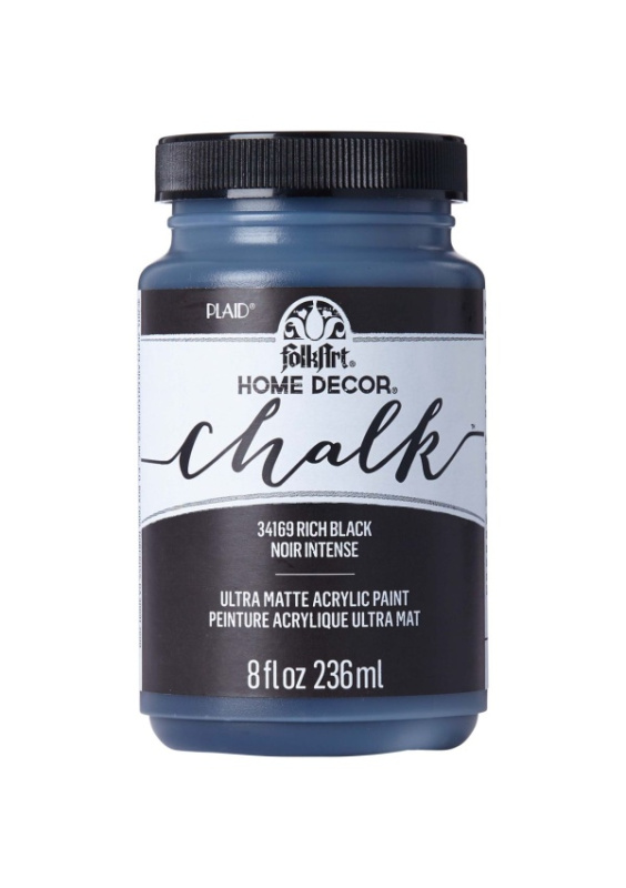 FolkArt Home Decor Chalk - černá - 236 ml Folkart