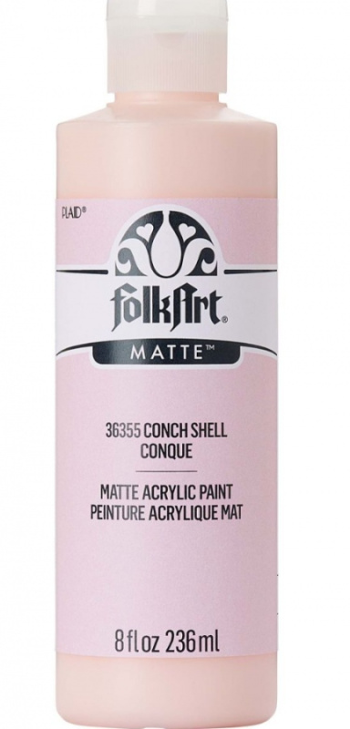 FolkArt Acrylic Paint - Akrylová barva s matným povrchem 236 ml Acrylic: CONCH SHELL Folkart