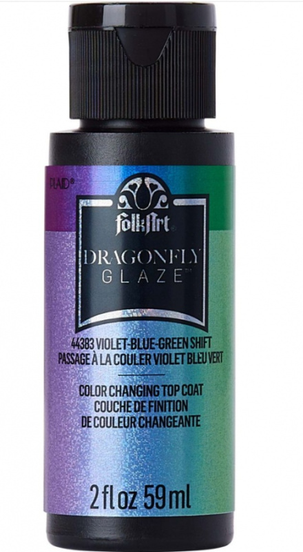 FolkArt Dragonfly Glaze - 58 ml různé barvy Dragonfly: VIOLET-BLUE-GREEN SHIFT Folkart