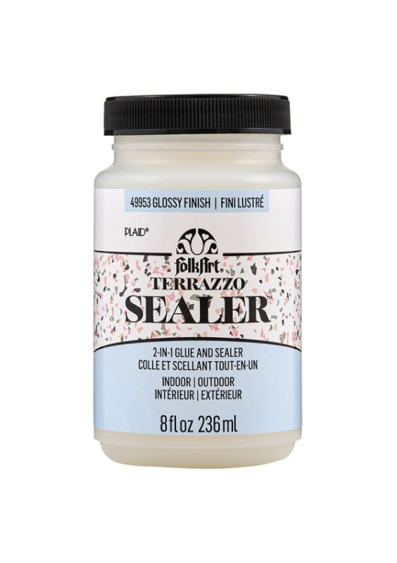 FolkArt Terrazzo 2-in-1 Sealer - Ochranný lak pro efekt terrazza - matný Folkart