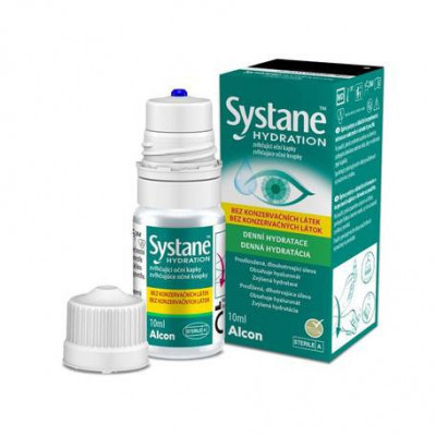 Systane Hydration bez konzervačních látek zvlhčující oční kapky 10 ml