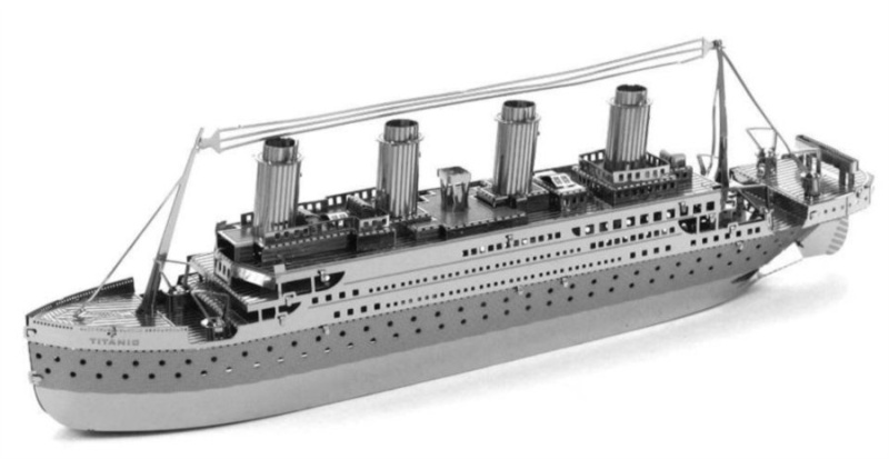 Metal earth titanic, 3d model