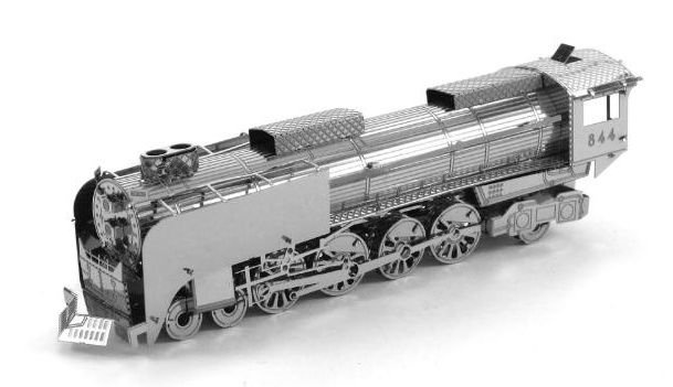Metal earth steam locomotive, 3d model