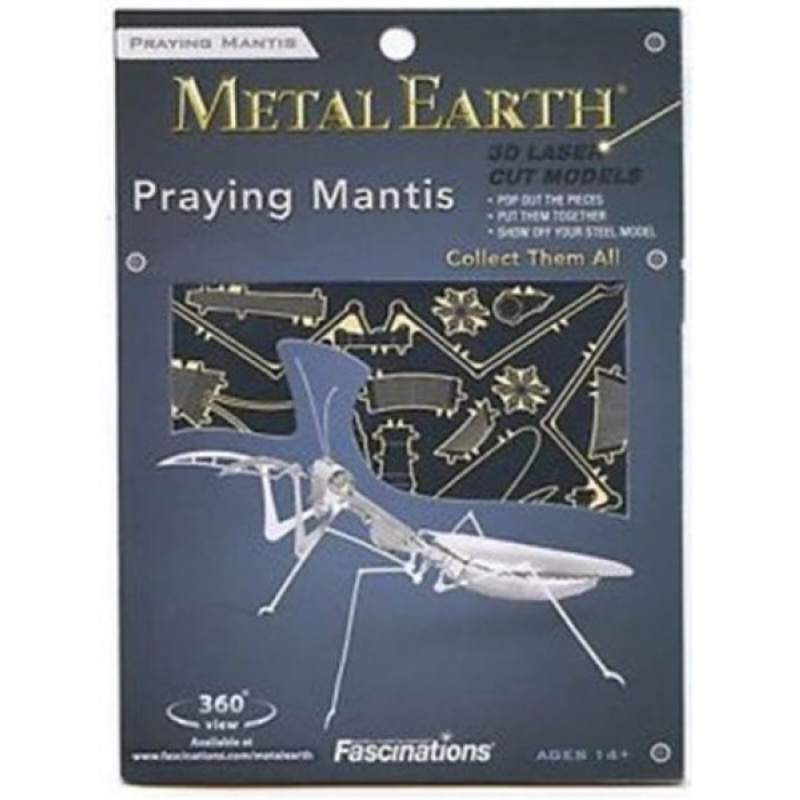 Metal earth kudlanka nábožná, 3d model