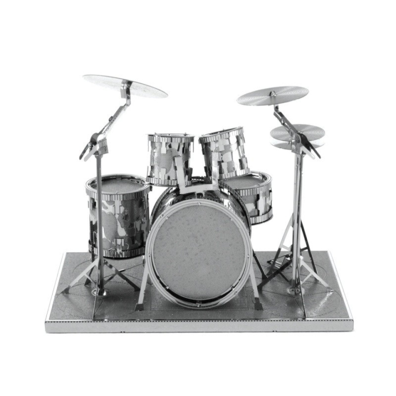 Metal earth drum set, 3d model