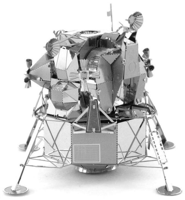 Metal earth apollo lunar module, 3d model