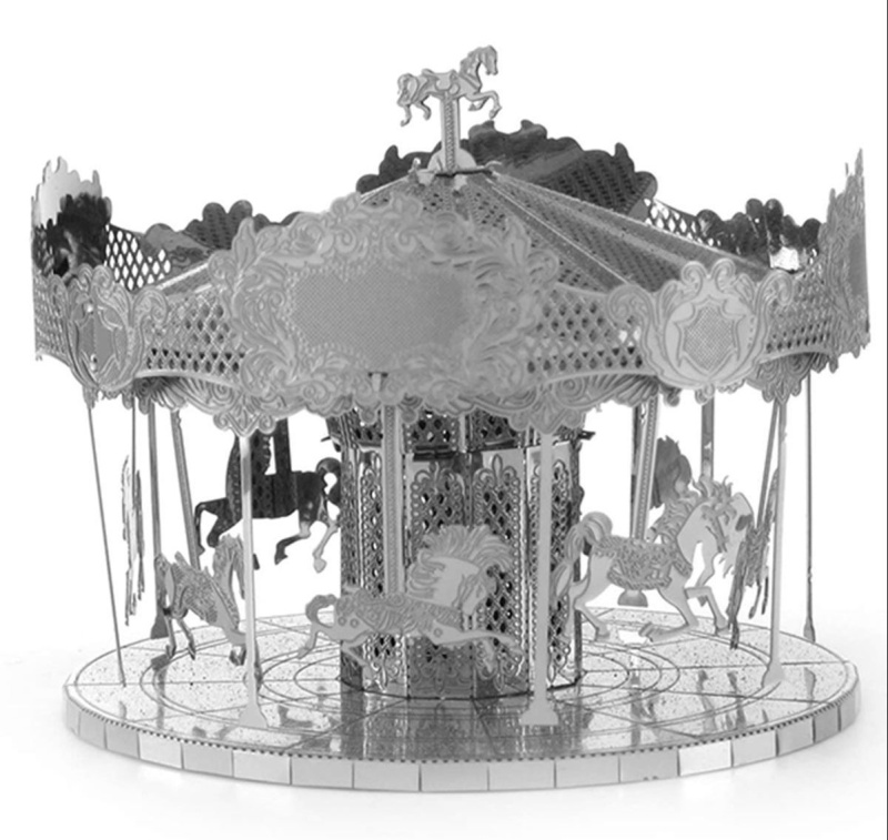 Metal earth merry go round, 3d model