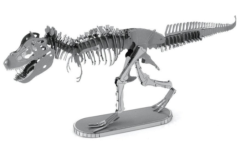 Metal earth tyrannosaurus rex, 3d model