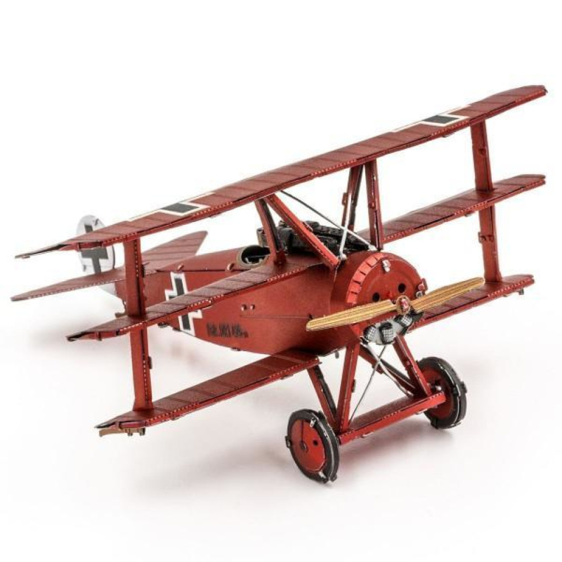 Metal earth triplane fokker, 3d model