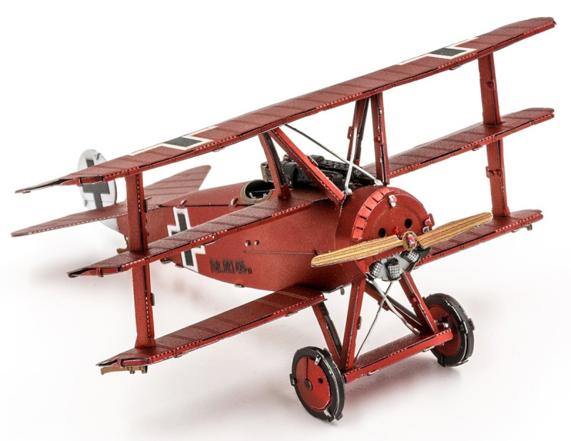 Metal earth triplane fokker, 3d model