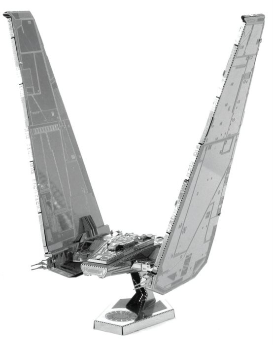 Metal earth star wars kylo ren´s command shuttle, 3d model