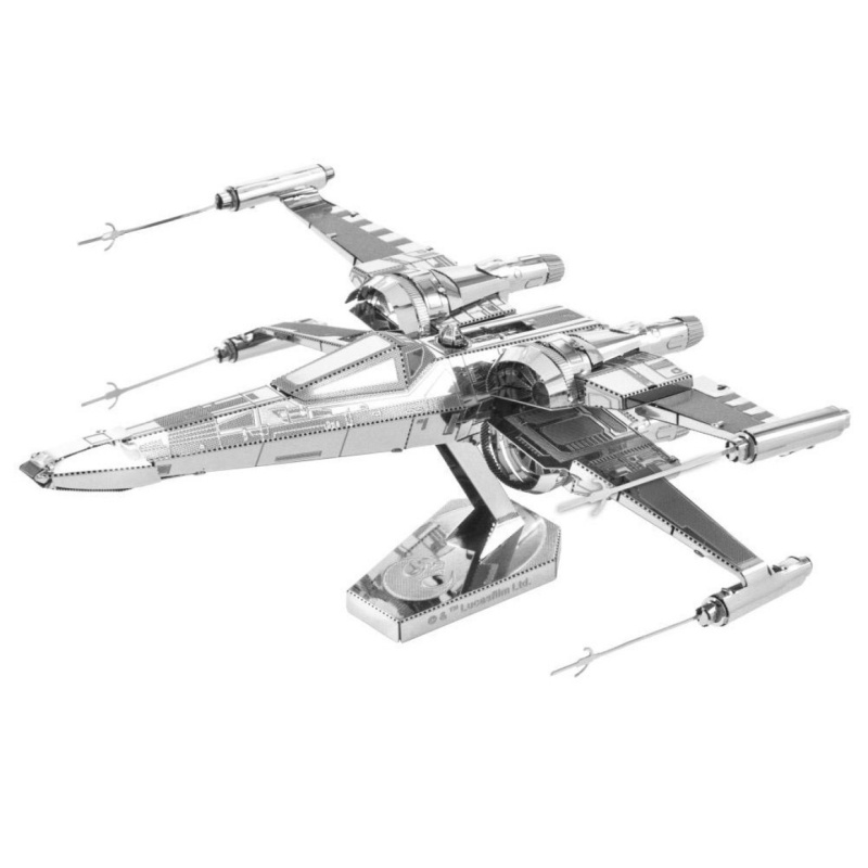 Metal earth star wars poe dameron´s x-wing fighter, 3d model
