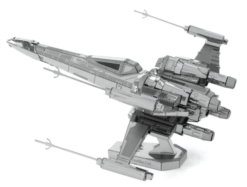 Metal earth star wars poe dameron´s x-wing fighter, 3d model