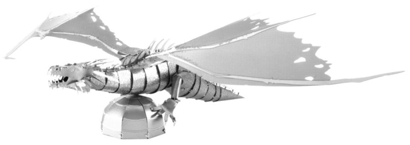 Metal earth harry potter drak gringottovy banky, 3d model