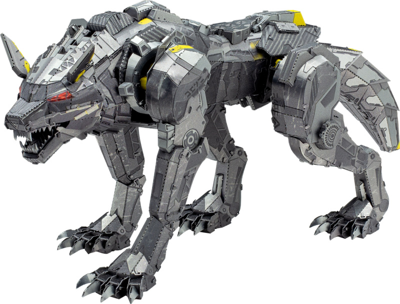 METAL EARTH  3D puzzle Premium Series: Kybernetický vlk