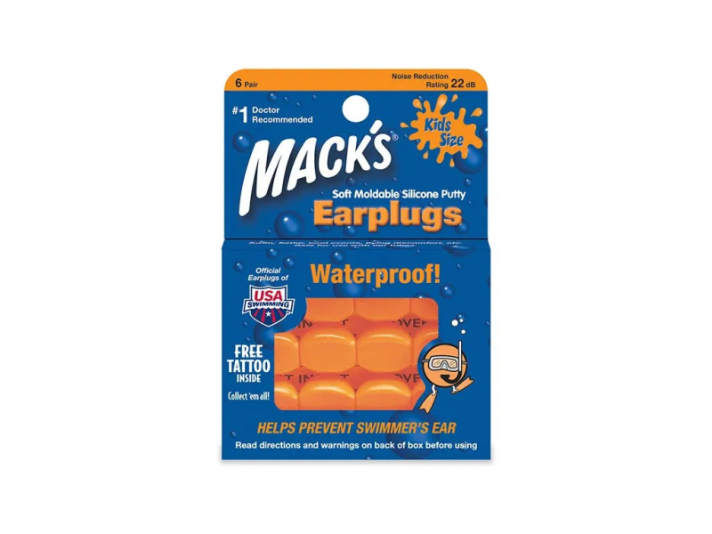 MACKS Soft Moldable Kids špunty do uší 6 párů