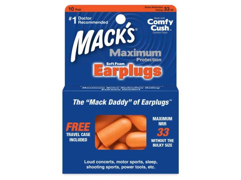 MACKS Maximum Protection špunty do uší 10 párů