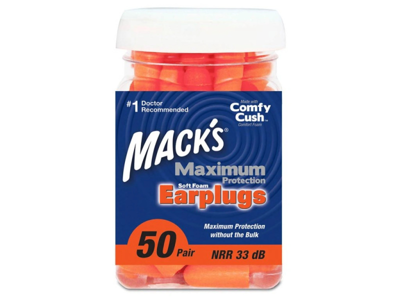 MACKS Maximum Protection špunty do uší 50 párů
