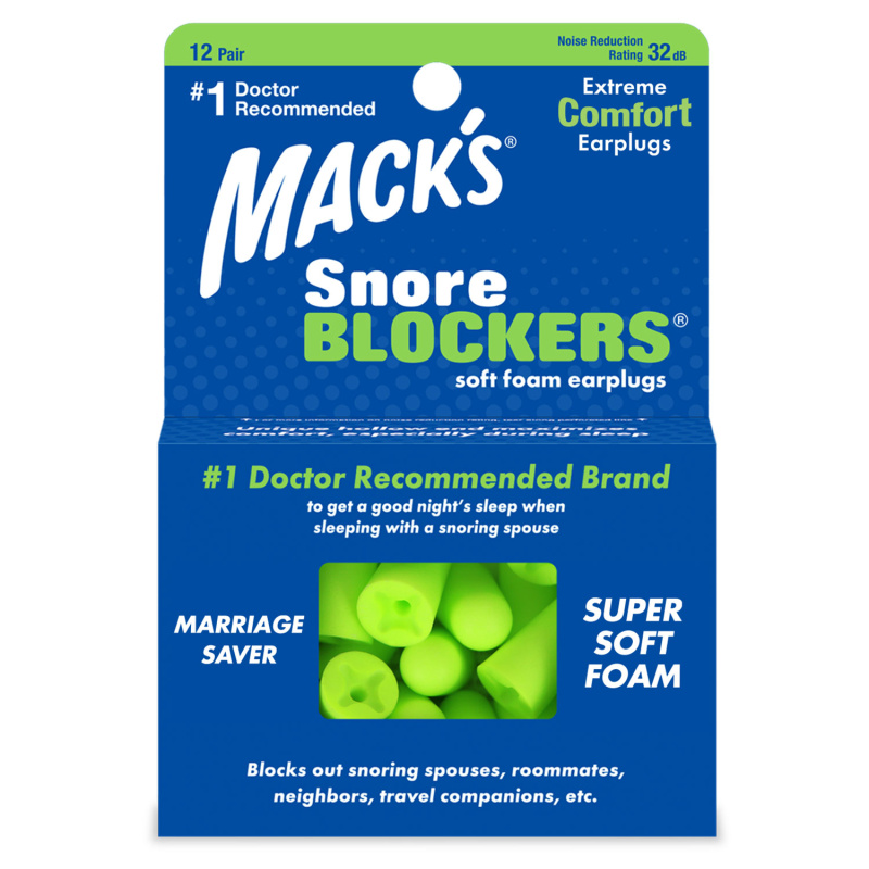 Mack's Snore Blockers Množství v balení: 12 párů