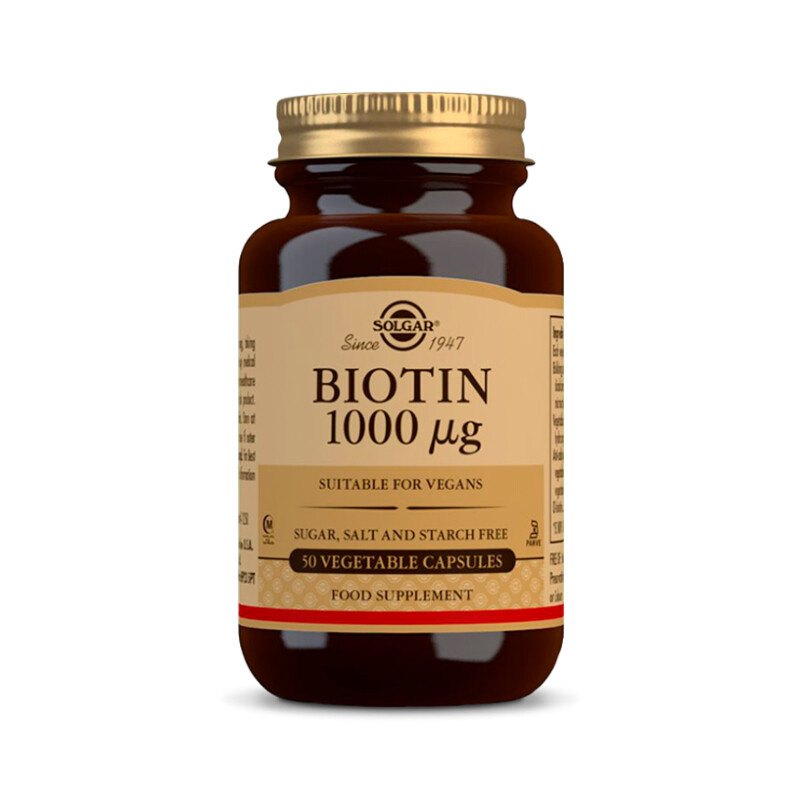 SOLGAR Biotin 1000 mcg 50 tobolek