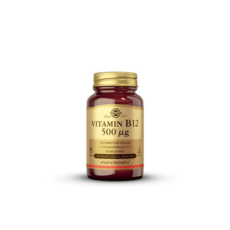 SOLGAR Vitamin B12 500 mcg 50 tobolek