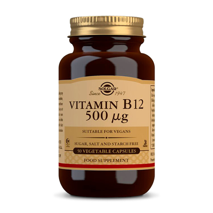 SOLGAR Vitamin B12 500 mcg 50 tobolek