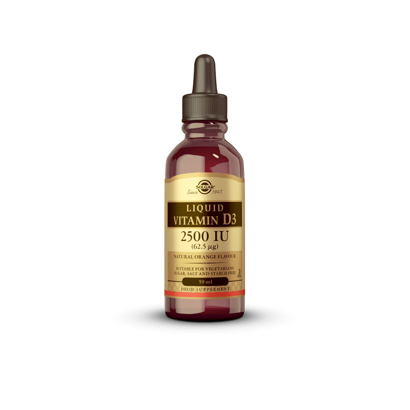 SOLGAR Vitamin D3 2500 IU 59 ml