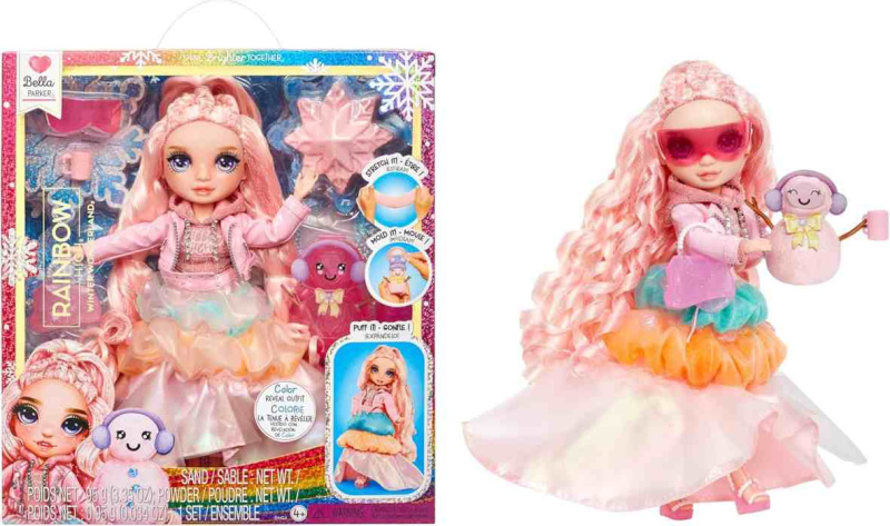 Mga rainbow high winter wonderland doll - bella pink