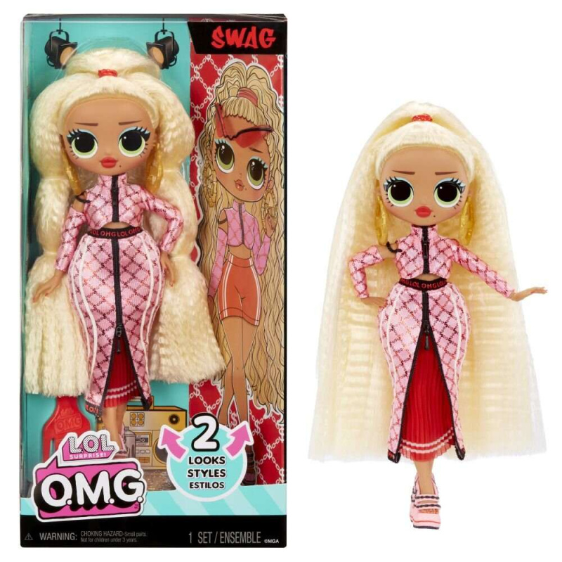 Mga l.o.l. surprise! omg velká ségra, 2 outfity - swag