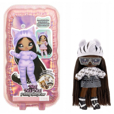 Na! Na! Na! Surprise Fuzzy panenka Zebra Girl