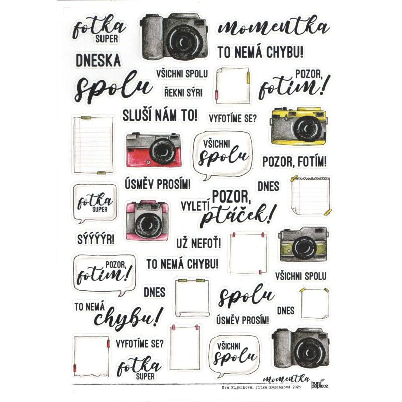 Samolepky A4 - Fotoaparát č.7