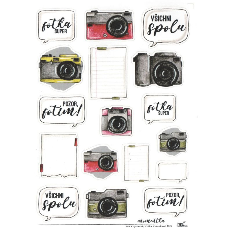 Samolepky A5 - Fotoaparát č.8